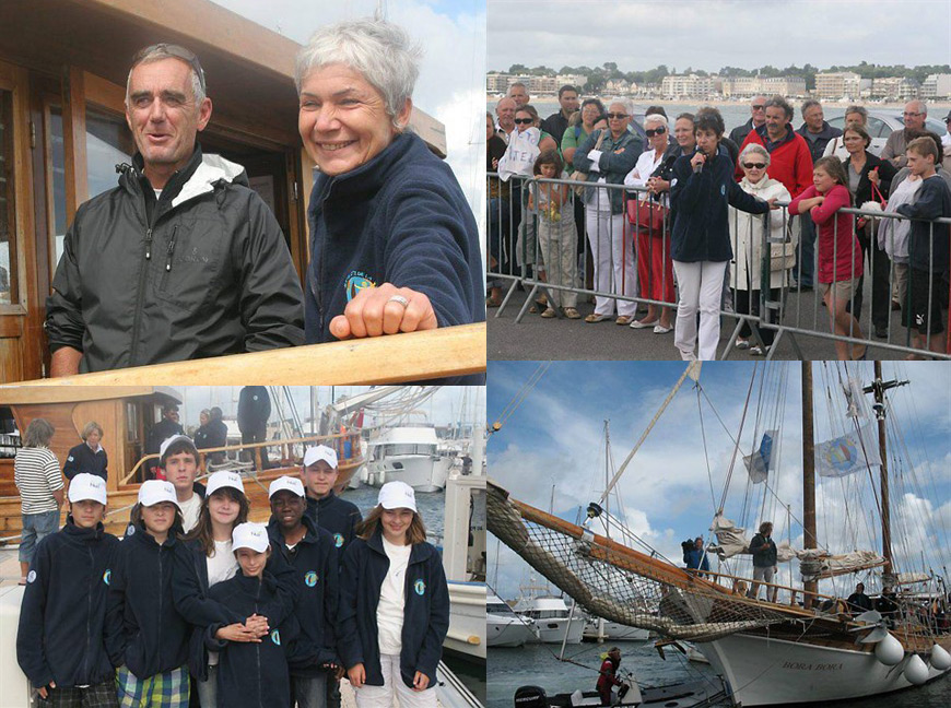 Ouest France du 27 août 2011 : « Les matelots de la vie » débarquent à Pornichet