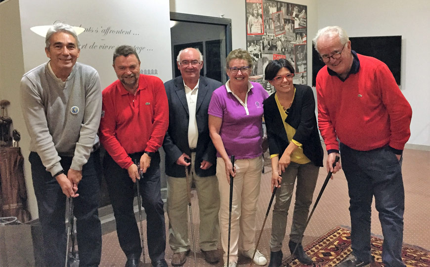 Fidèles swings des Seniors Golfeurs de Guérande pour "Matelots de la Vie"