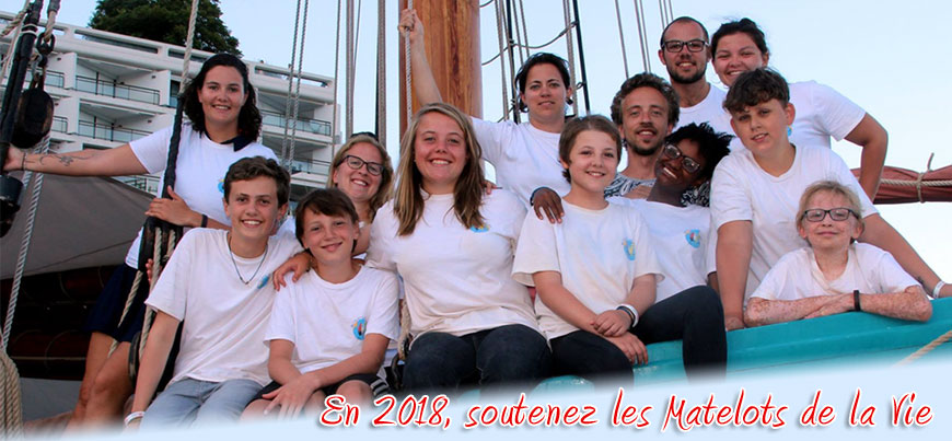 En 2018, soutenez les Matelots de la Vie et son projet "Un voilier à l'Hôpital" avec vos dons