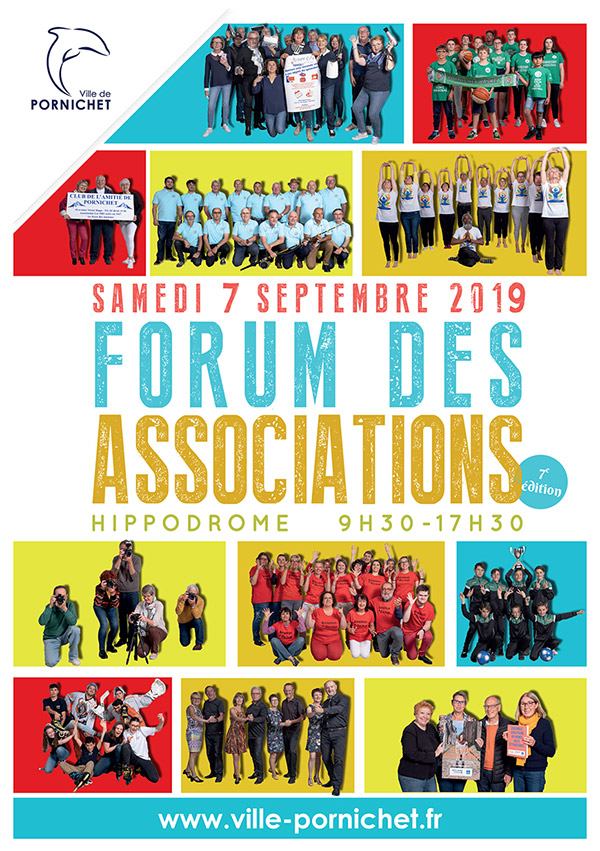Affiche du Forum des Associations de Pornichet 2019