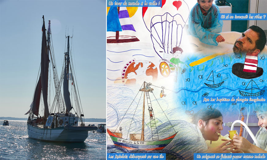 Soutenez financièrement l'association Matelots de la Vie et son projet Un voilier à l'hôpital